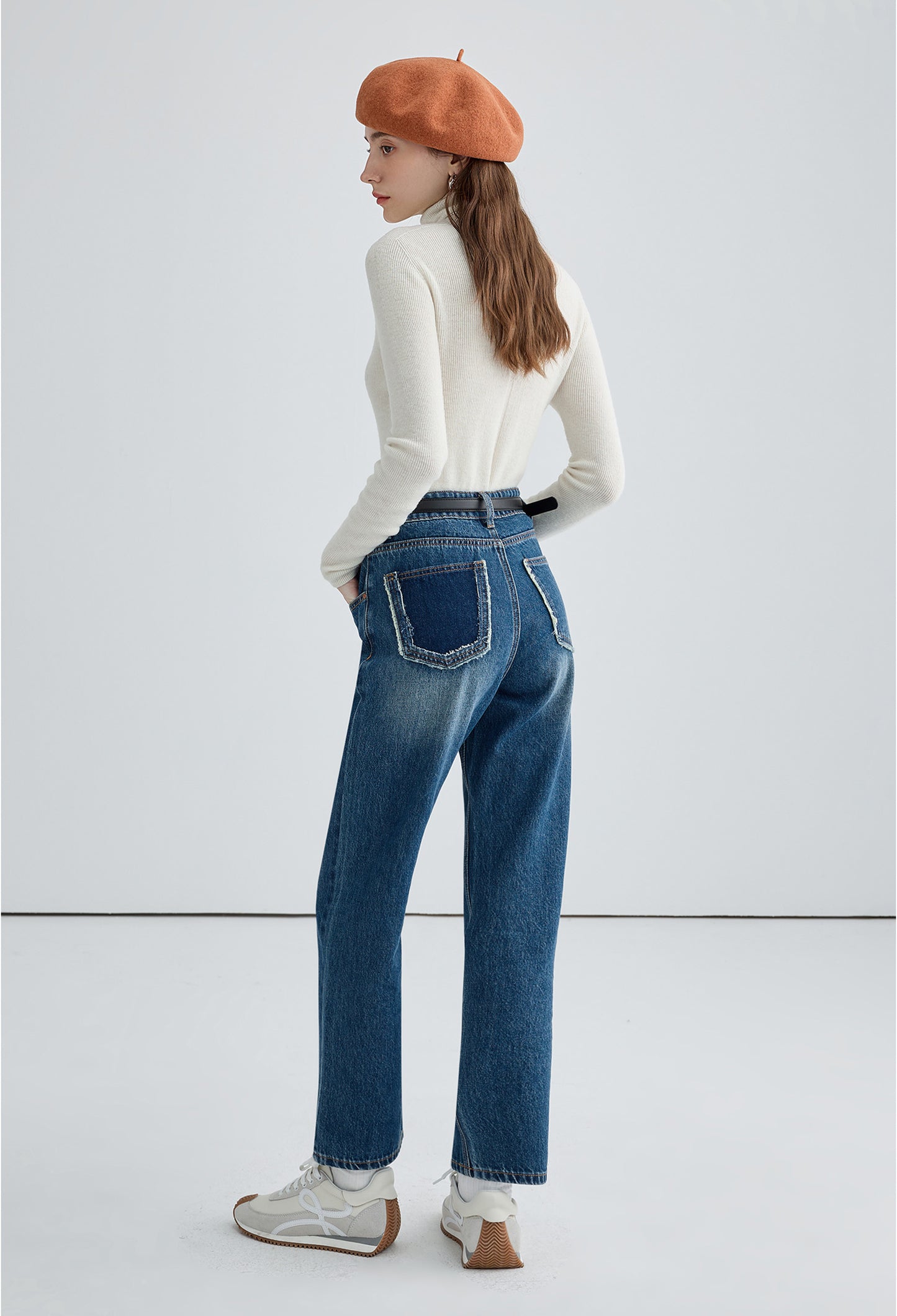 pocket,straight,jeans,blue,simple,cute,cool,sexy,