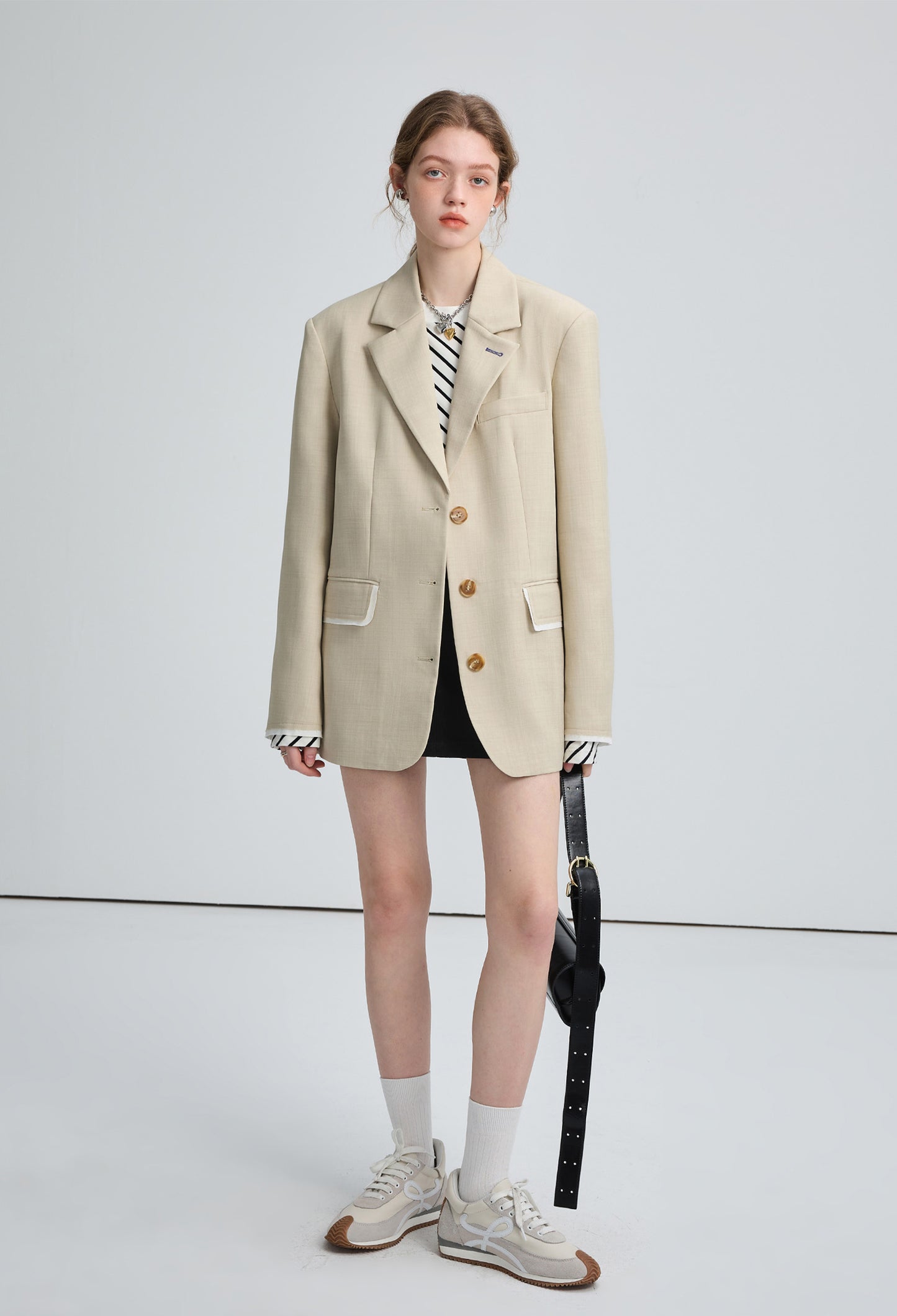 small,patchwork,jacket,beige,simple,cool,cute,sexy,small