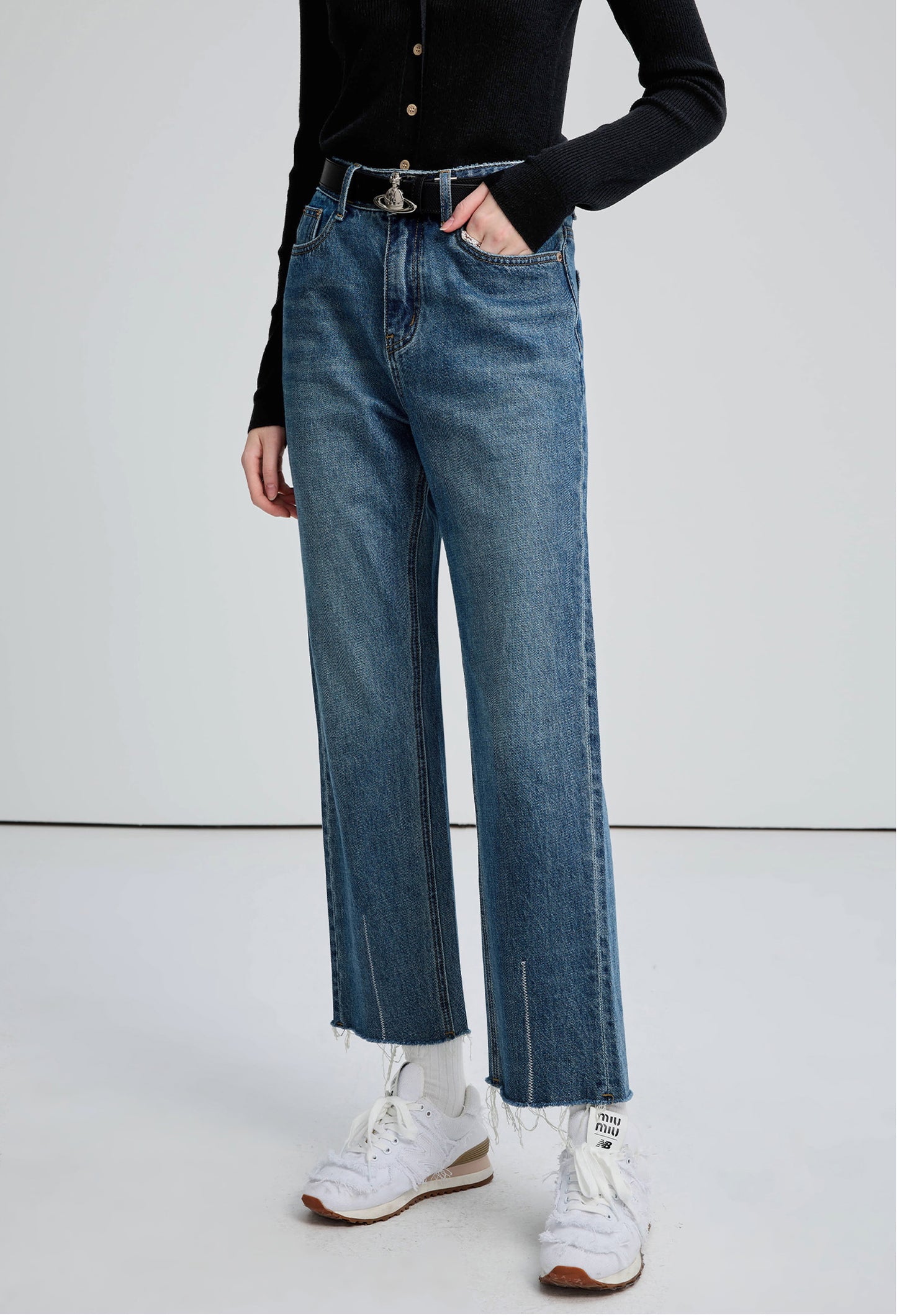 cut,off,straight,jeans,blue,cool,cute,simple,sexy,mode,