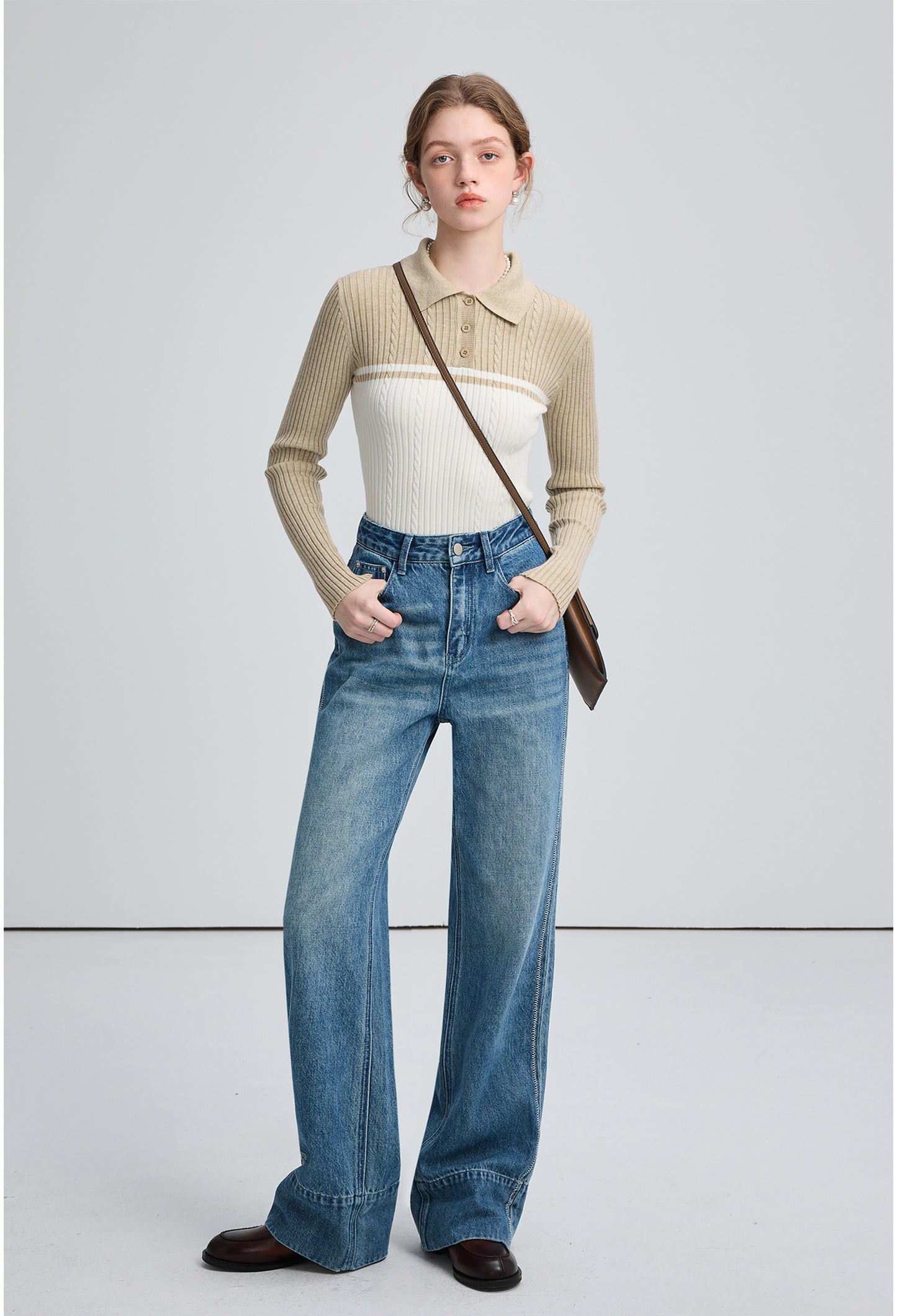 cut,back,straight,jeans,blue,simple,cute,cool,sexy,mode