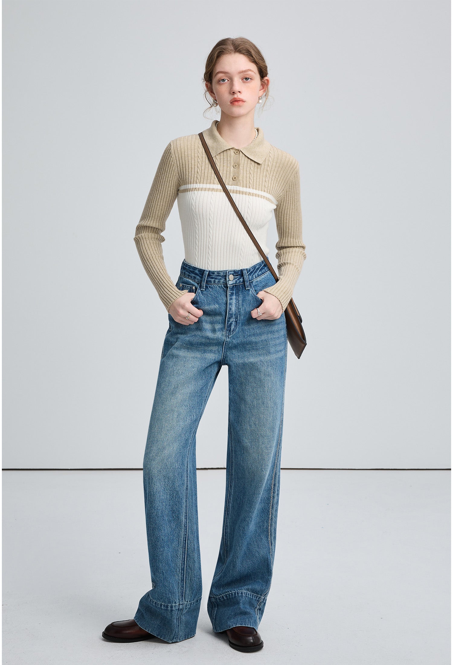 cut,back,straight,jeans,blue,simple,cute,cool,sexy,mode