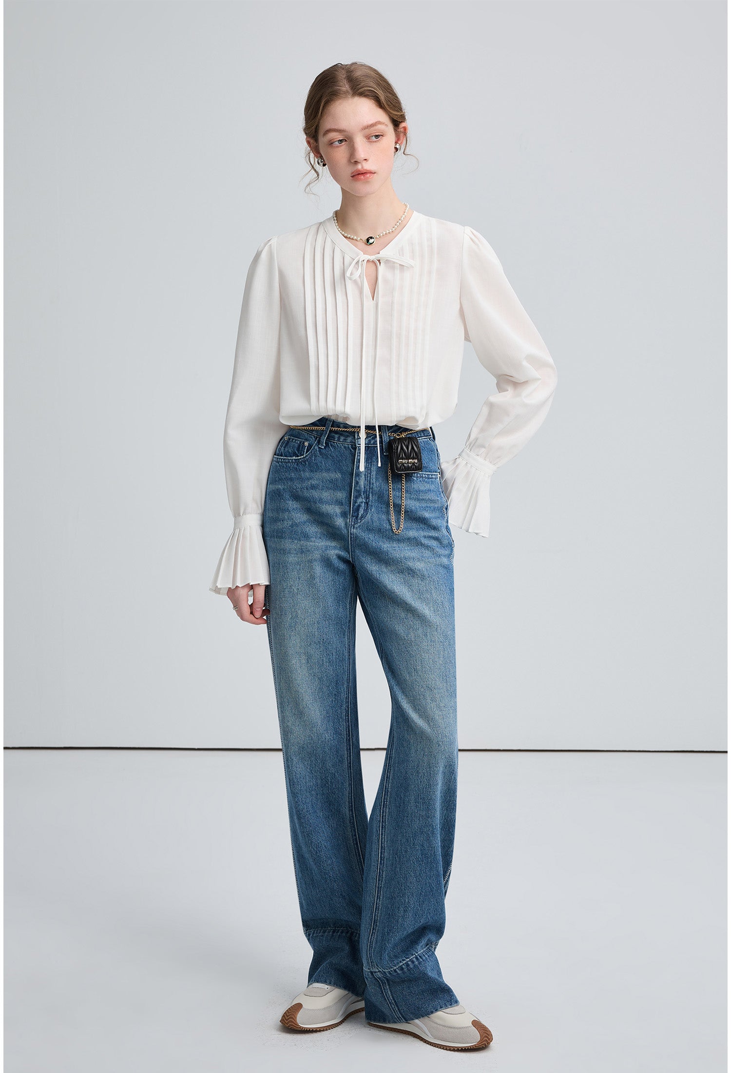 cut,back,straight,jeans,blue,simple,cute,cool,sexy,mode