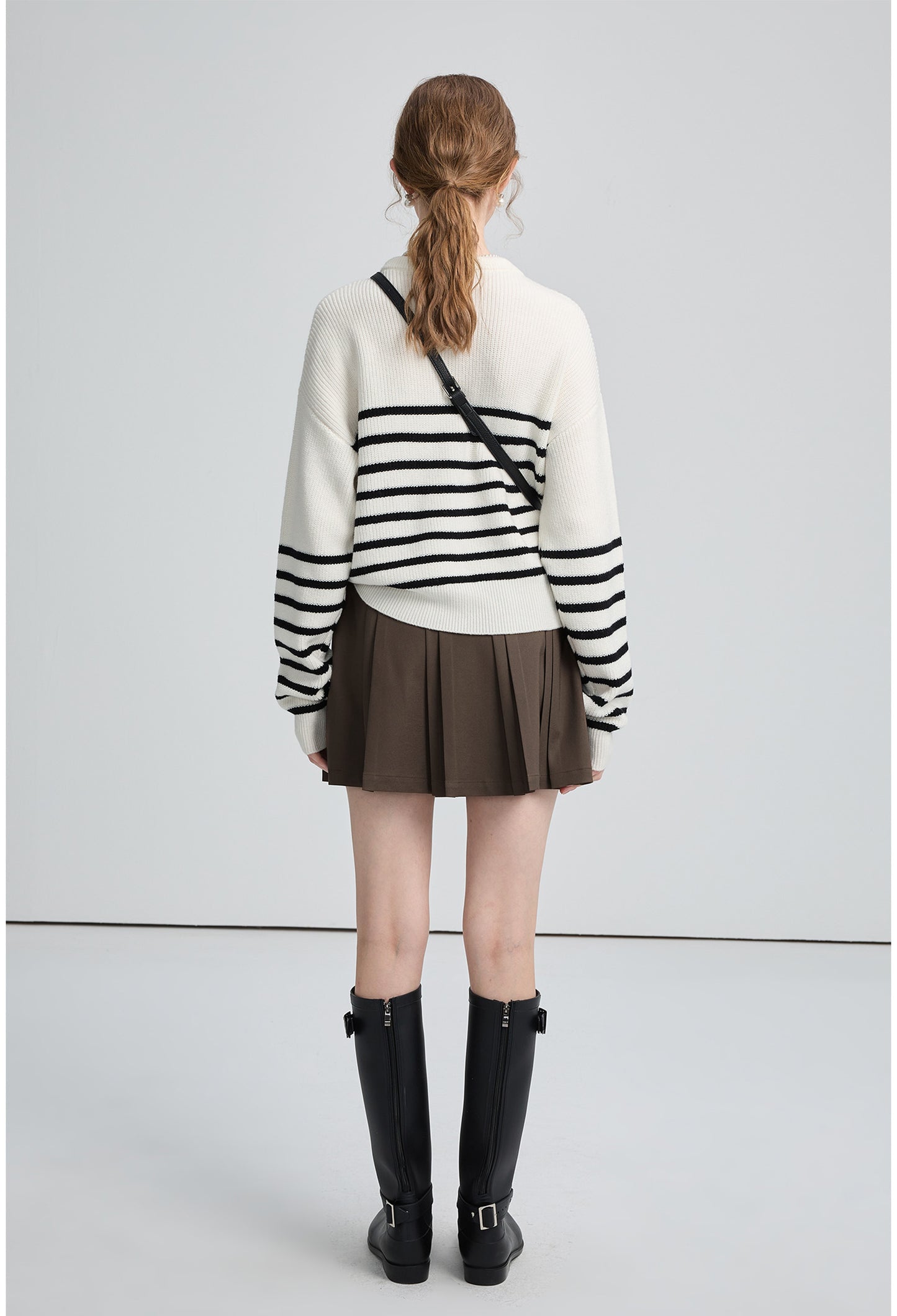 marine,stripe,knit,sweater,simple,cute,cool,sexy,mode