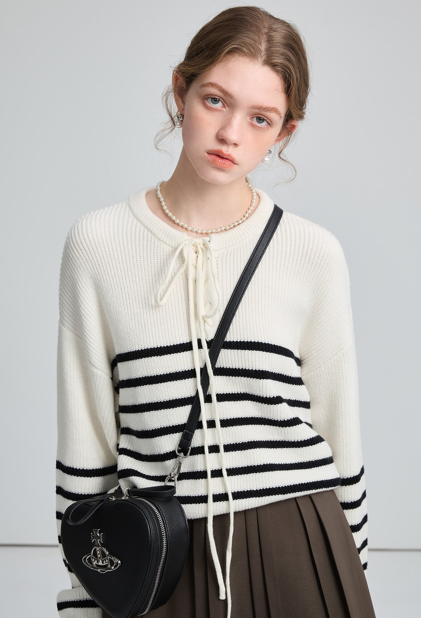 marine,stripe,knit,sweater,simple,cute,cool,sexy,mode