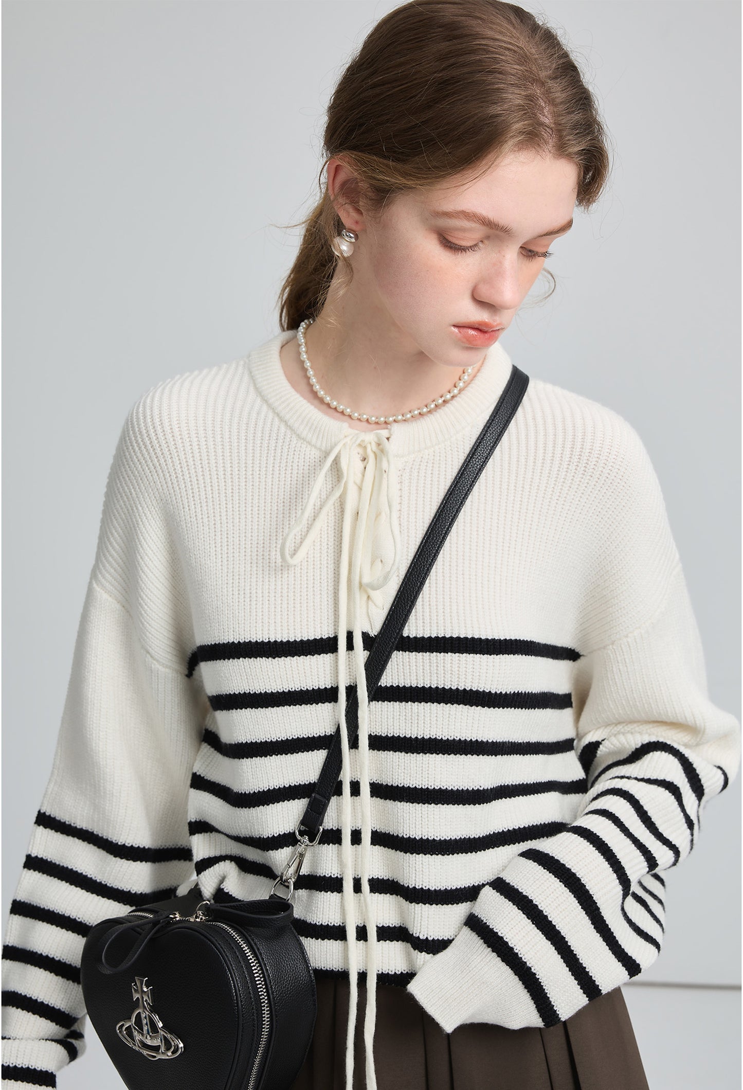 marine,stripe,knit,sweater,simple,cute,cool,sexy,mode