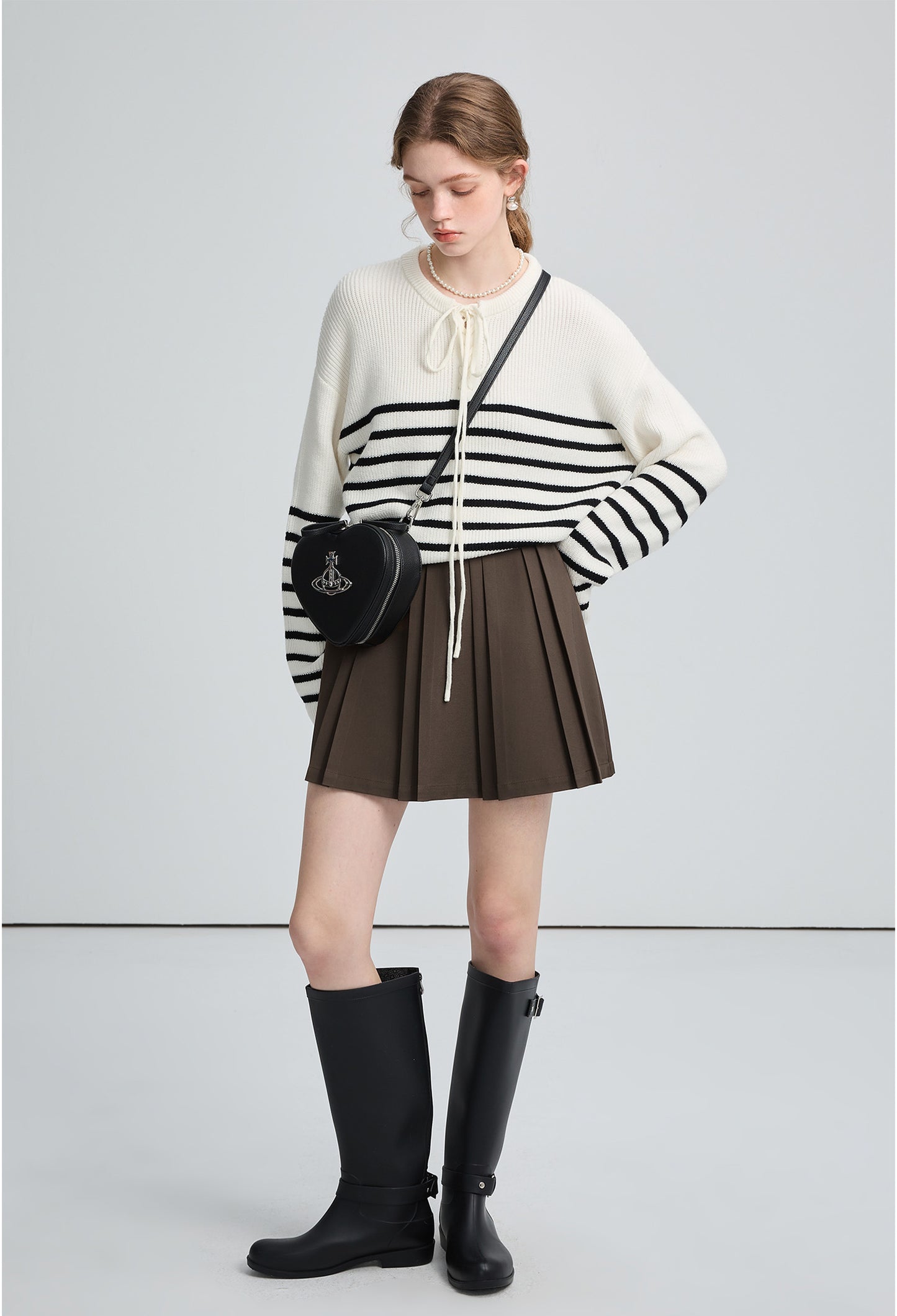 marine,stripe,knit,sweater,simple,cute,cool,sexy,mode