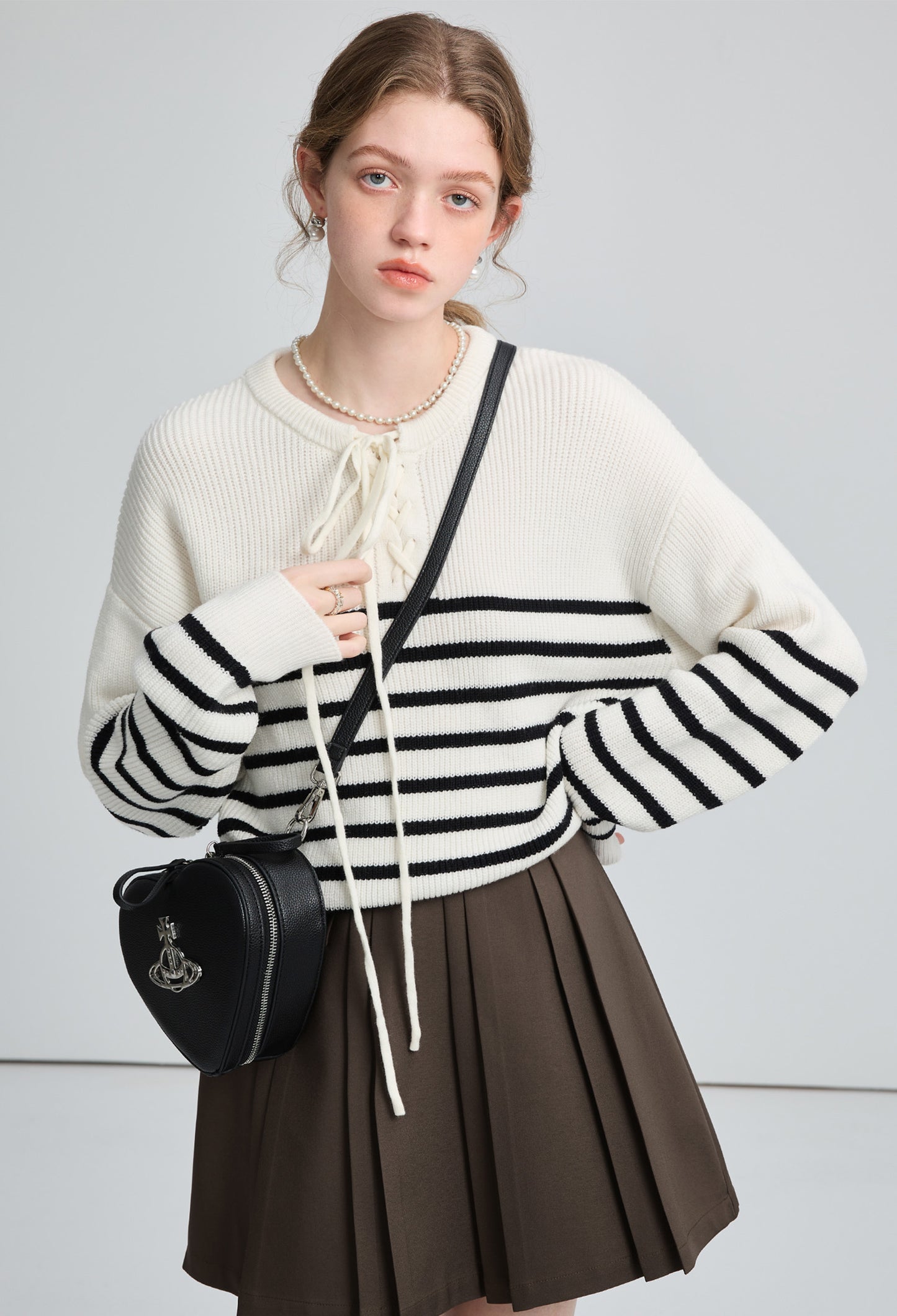 marine,stripe,knit,sweater,simple,cute,cool,sexy,mode