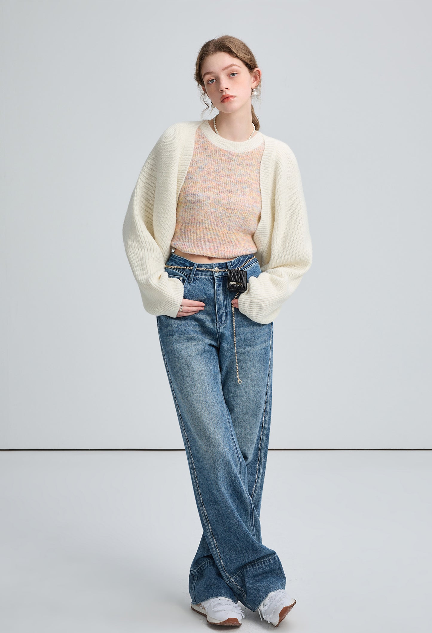 shawl,set,knit,white,cool,cute,sexy,mode,simple