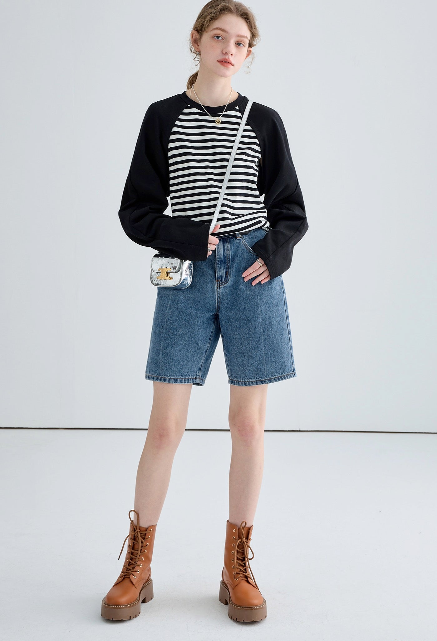 stripe,raglan,tshirts,black,white,cool,cute,sexy,mode,simple,modern,