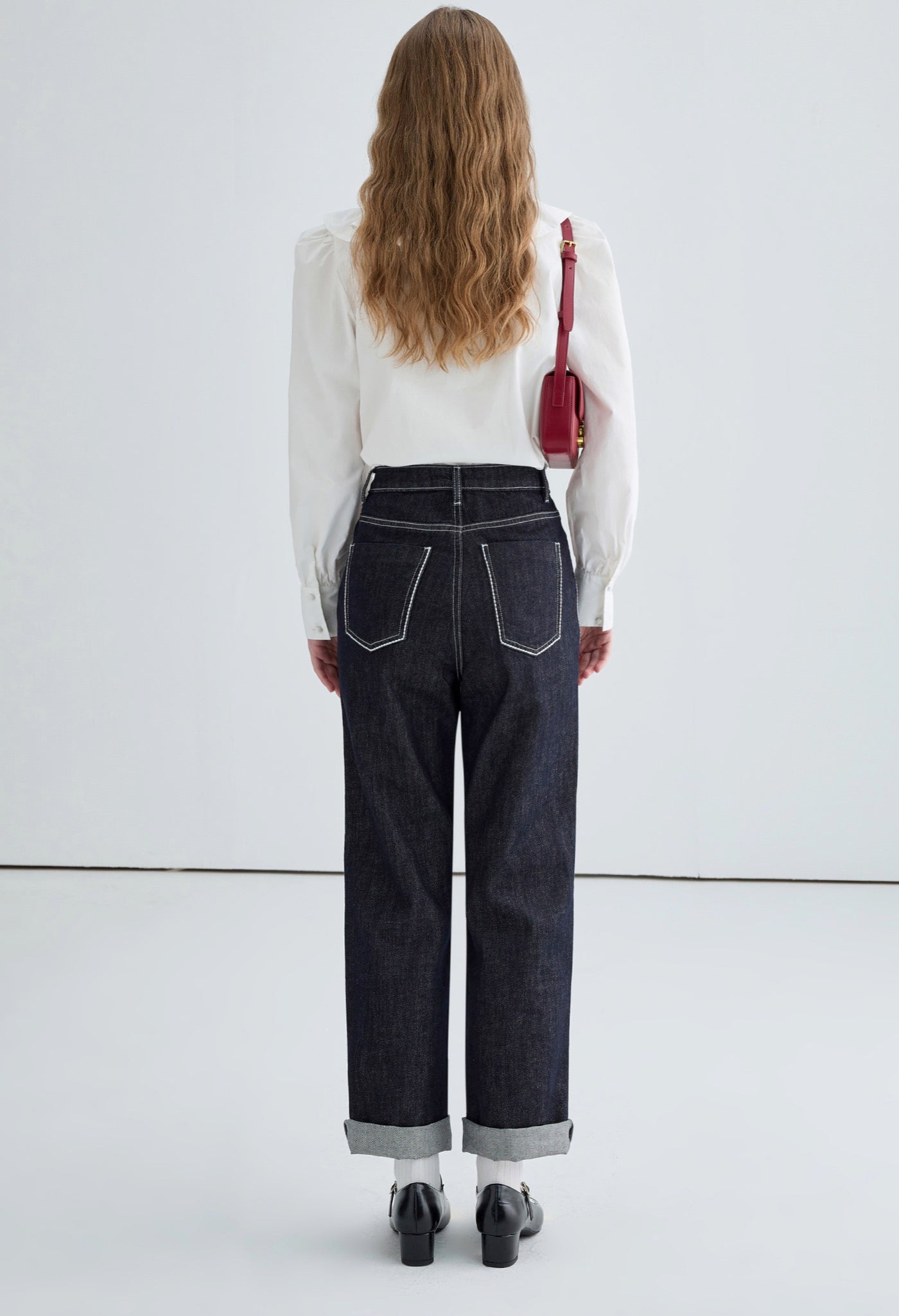 petal,frill,blouse,white,cool,cute,sexy,simple,mode,modern