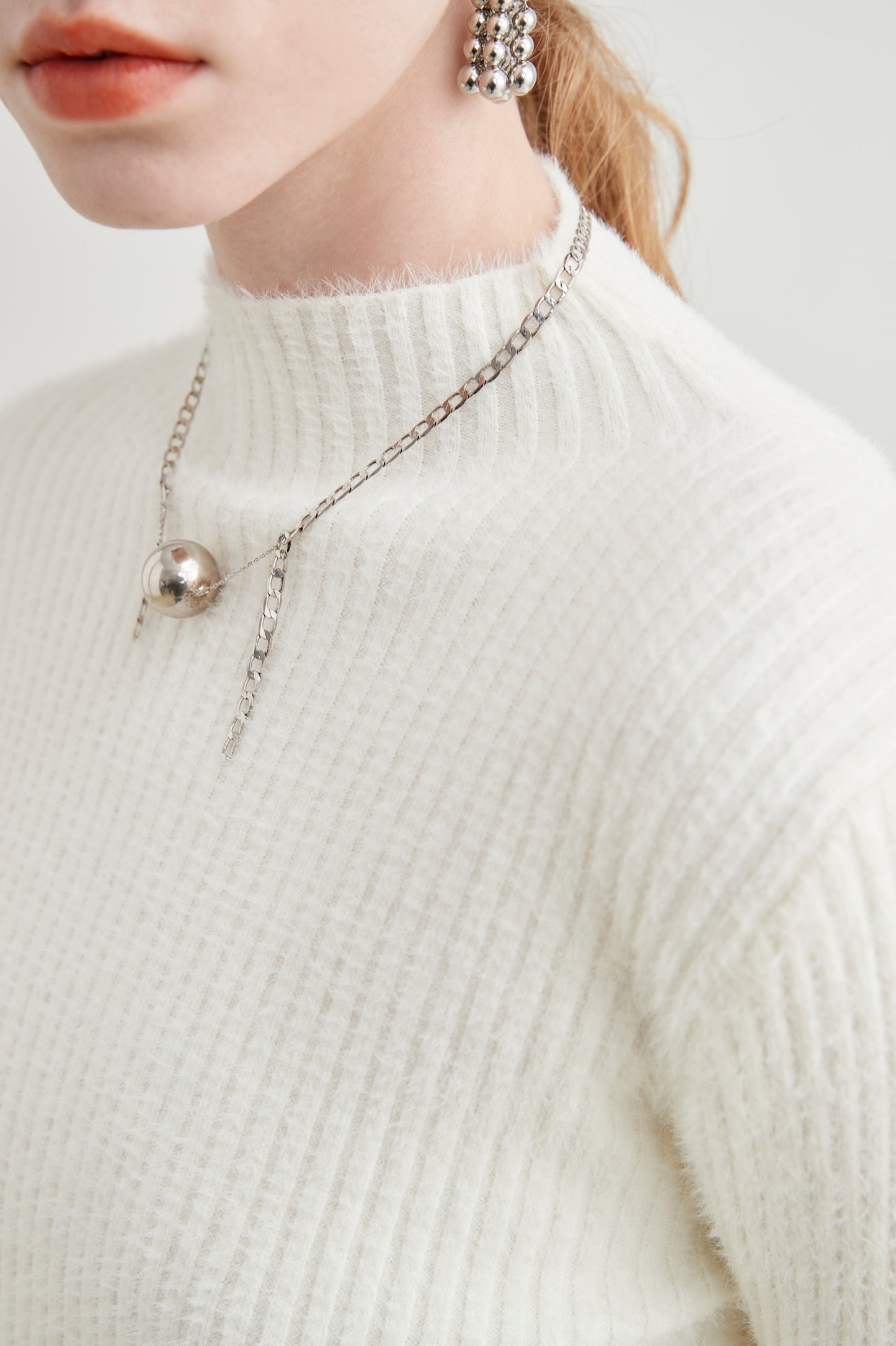 highneck,knit,sweater,black,white,brown,simple,cute,cool,sexy,modern
