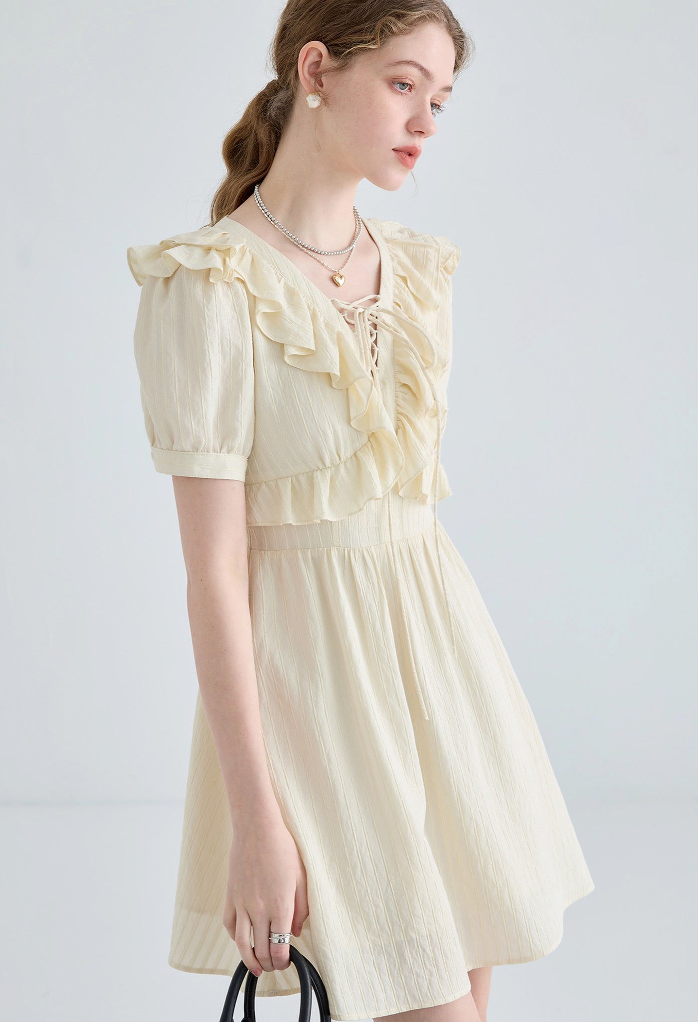 lace,up,onepiece,beige,simple,cute,cool,sexy,modern