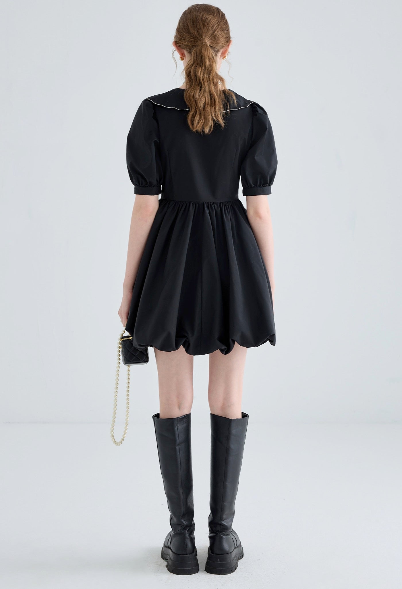 doll,collar,bud,dress,black,simple,cool,cute,sexy