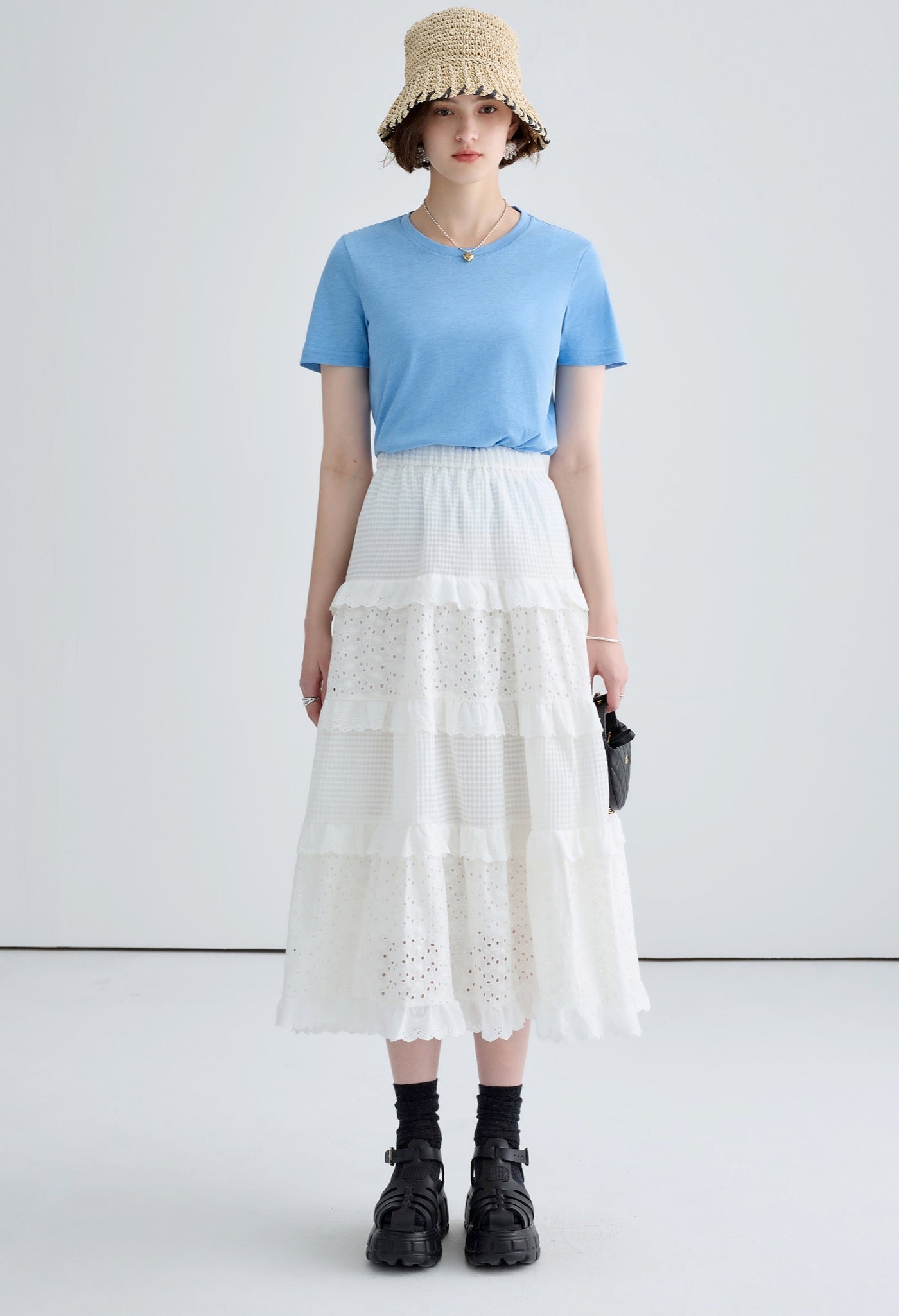 lace,layered,skirt,white,simple,cute,cool,modern,sexy,
