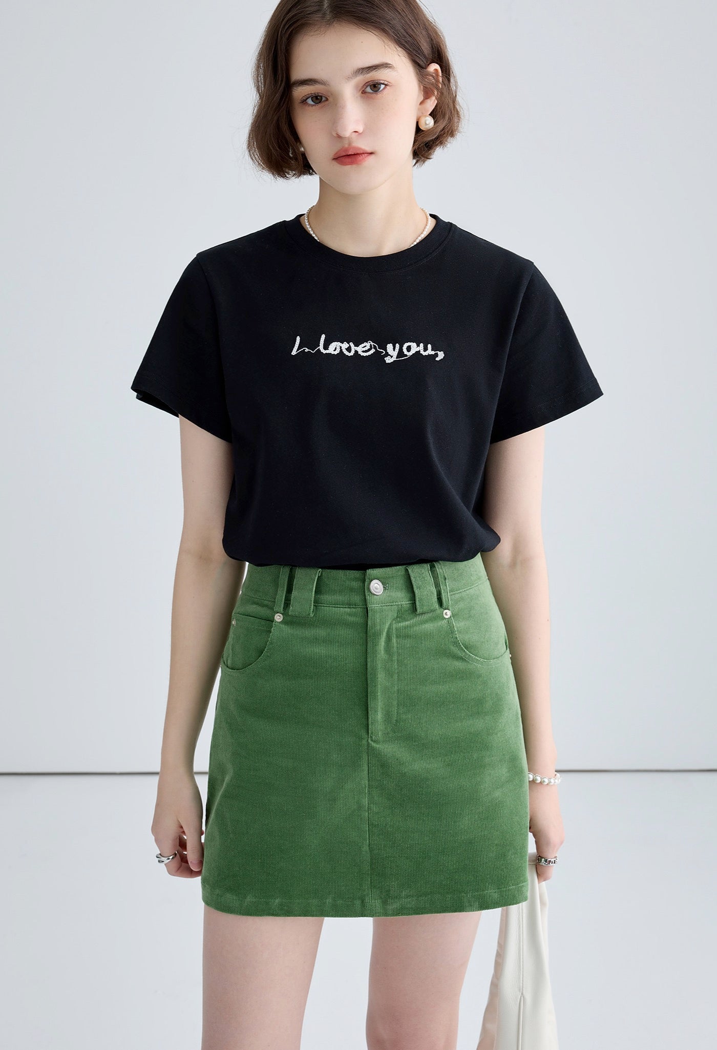 aline,green,skirt,mini,simple,cute,cool,sexy,modern,