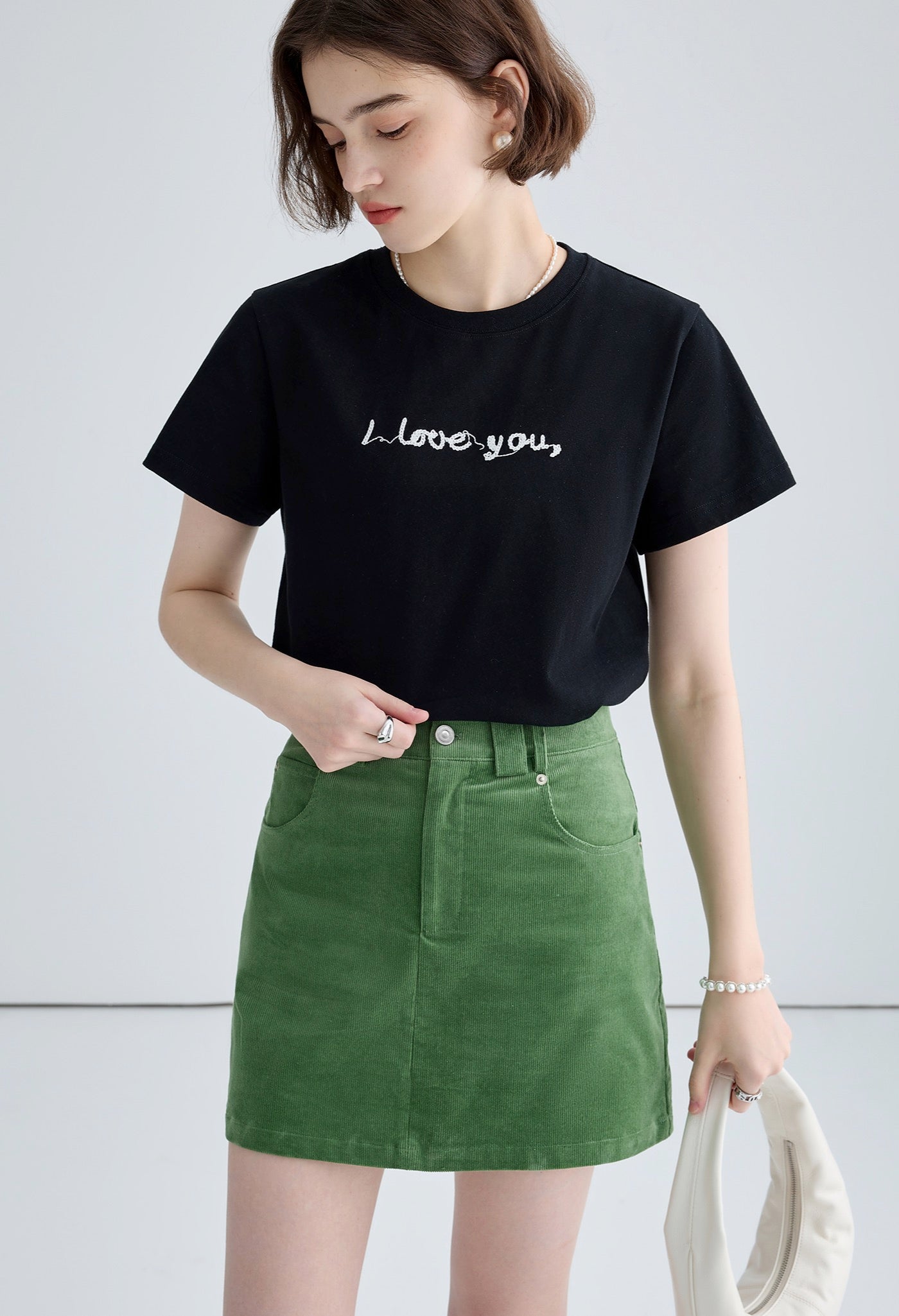 aline,green,skirt,mini,simple,cute,cool,sexy,modern,