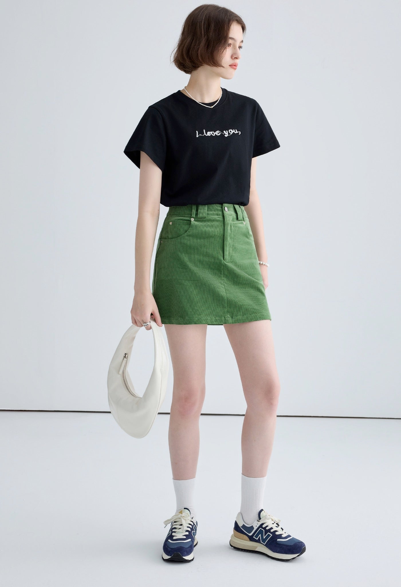 aline,green,skirt,mini,simple,cute,cool,sexy,modern,