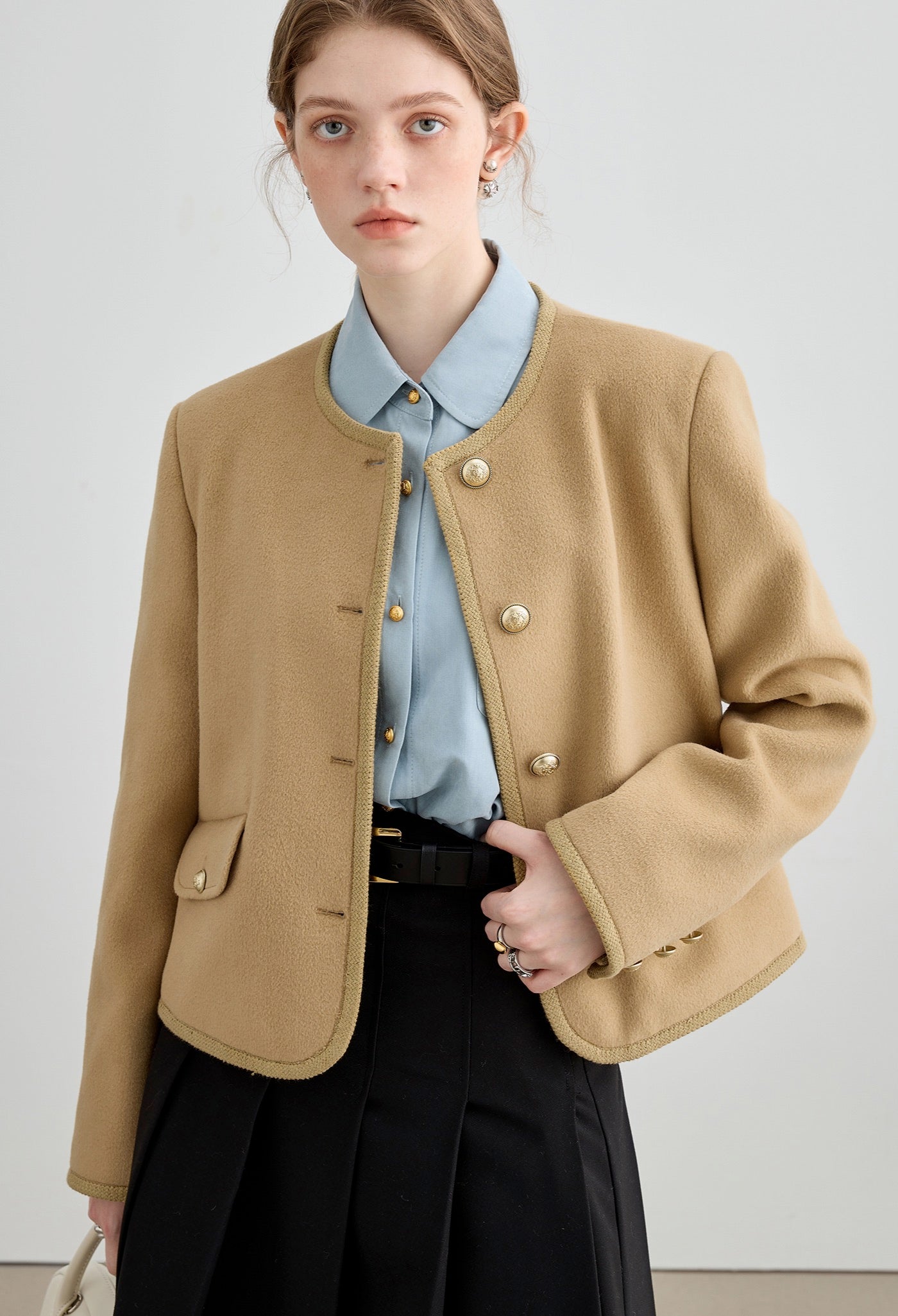 retro,wool,jacket,beige,simple,cute,cool,sexy,modern,mode