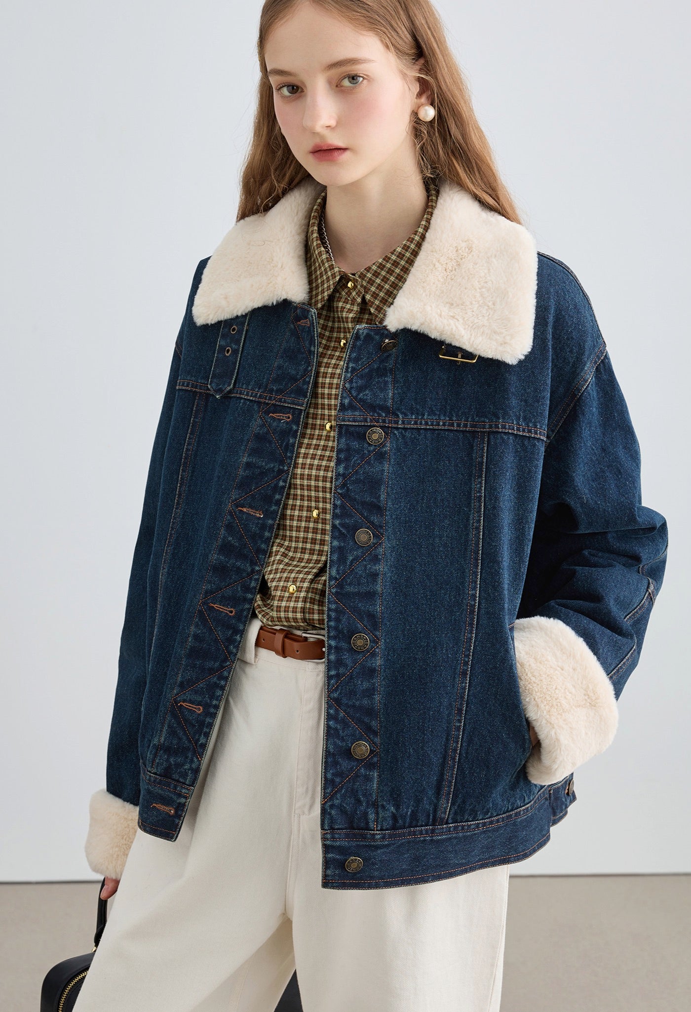 plush,denim,jacket,blue,simple,cute,cool,sexy,mode,modern