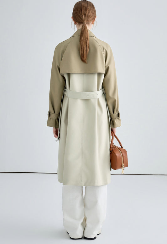 color,block,trench,coat,beige,white,simple,cute,cool,sexy,mode,modern