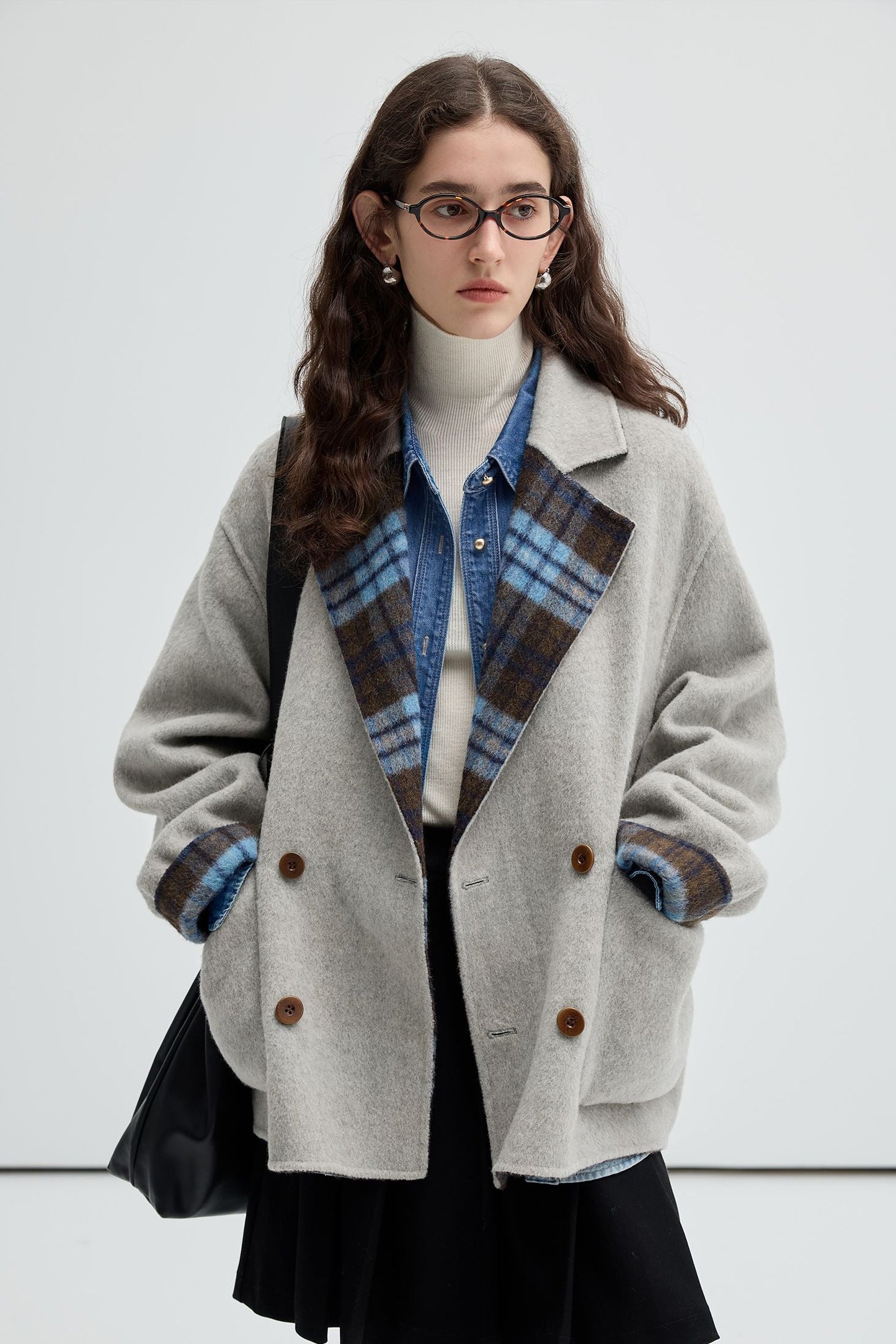 gray,doublefaced,wool,coat,simple,cool,cute,mode,sexy,modern