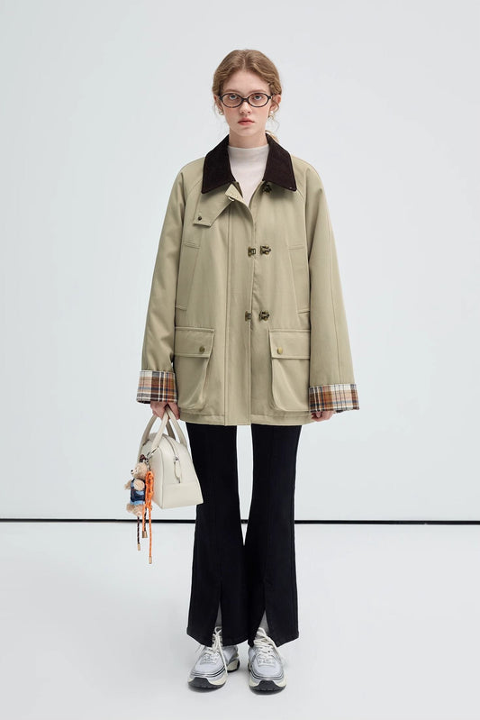 cargo,puffer,jacket,with,contrast,lapels,green,simple,cool,cute,mode,sexy,modern