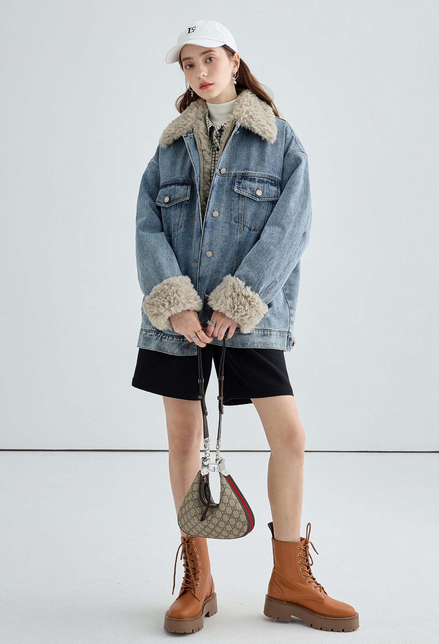 boa-liner-denim-jacket,simple,cool,cute,sexy,mode