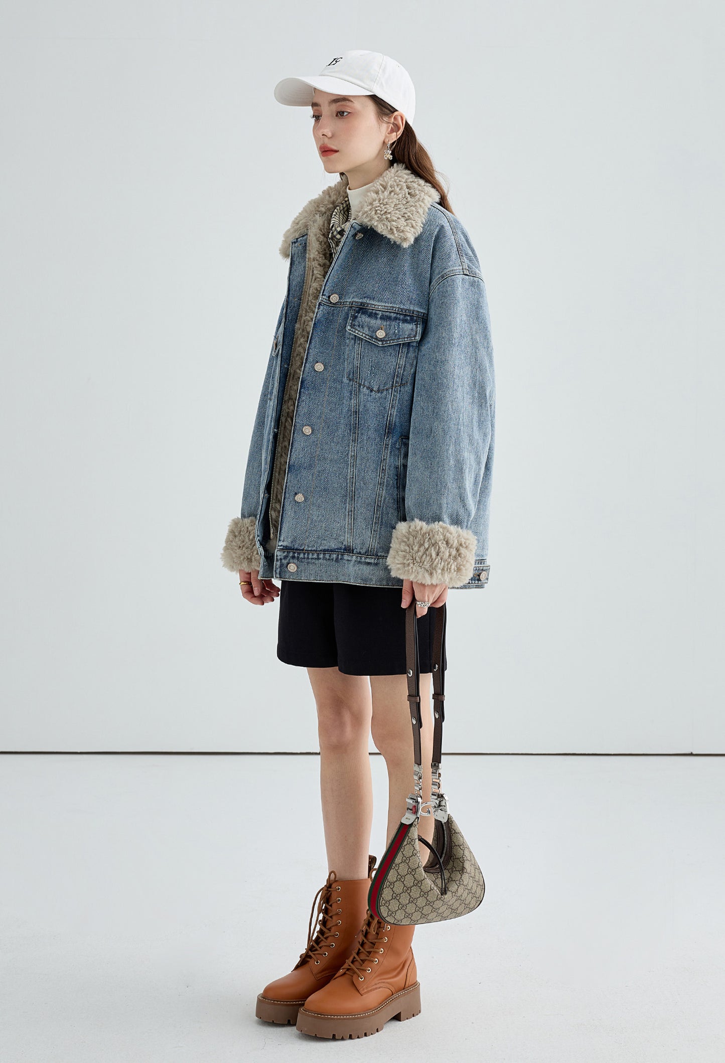boa-liner-denim-jacket,simple,cool,cute,sexy,mode